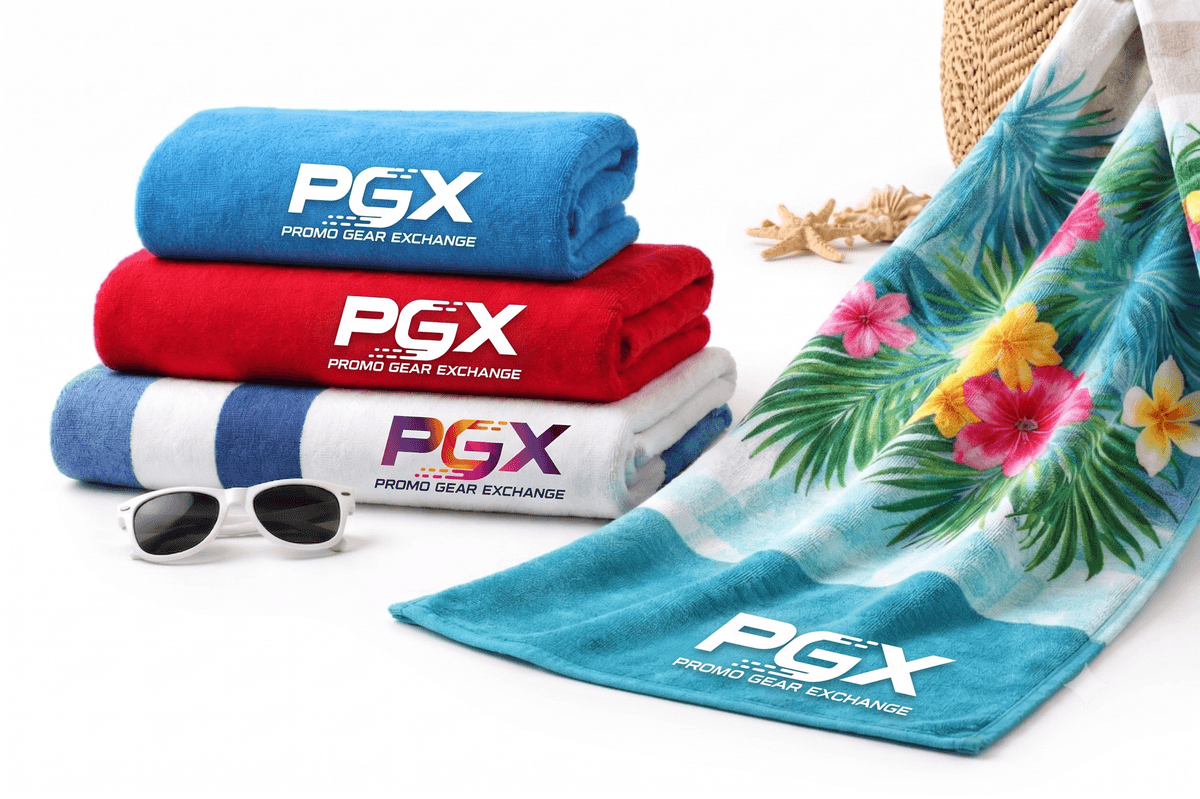Custom Logo Beach Towel