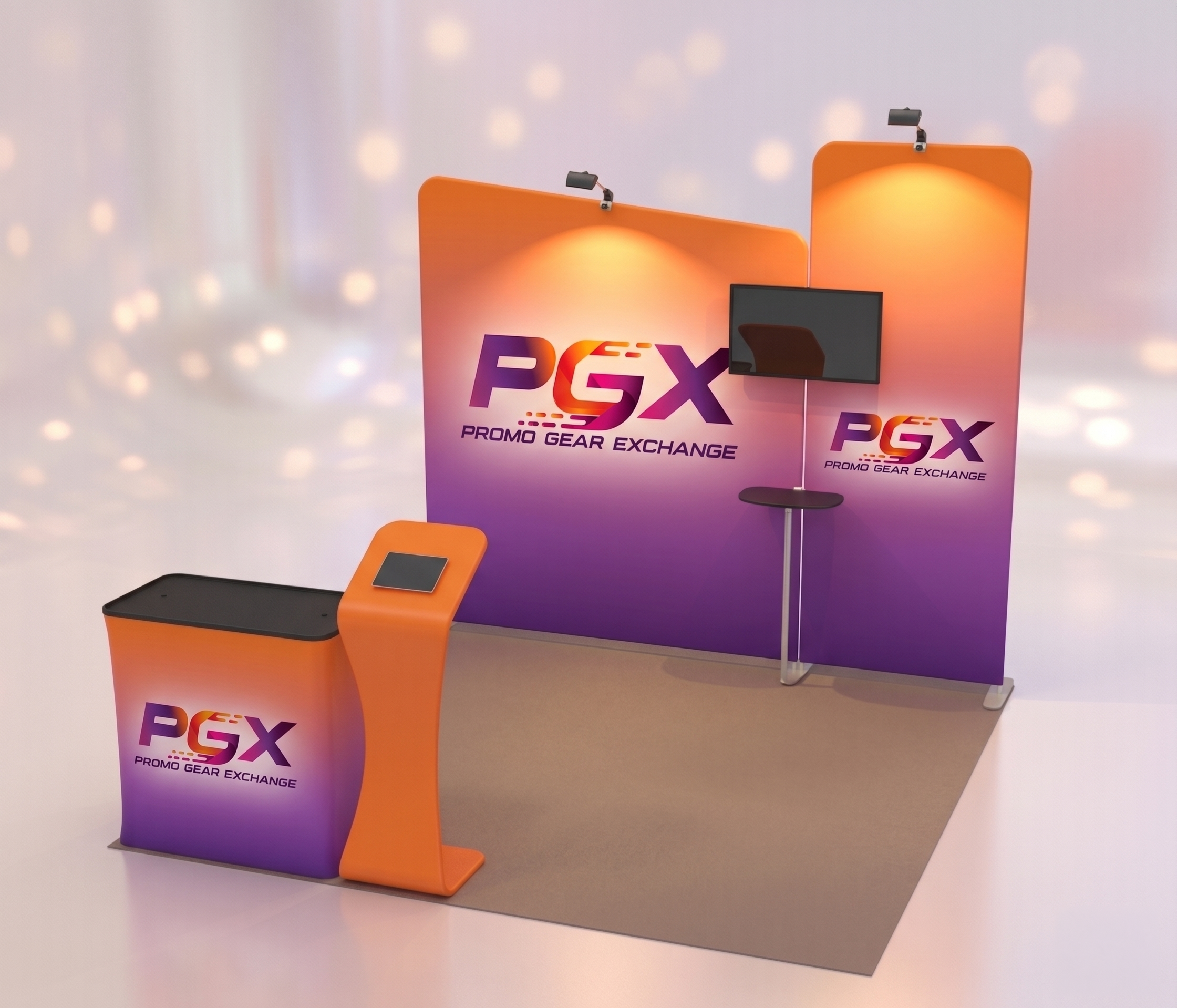 10×10ft Trade Show Booth Style 03