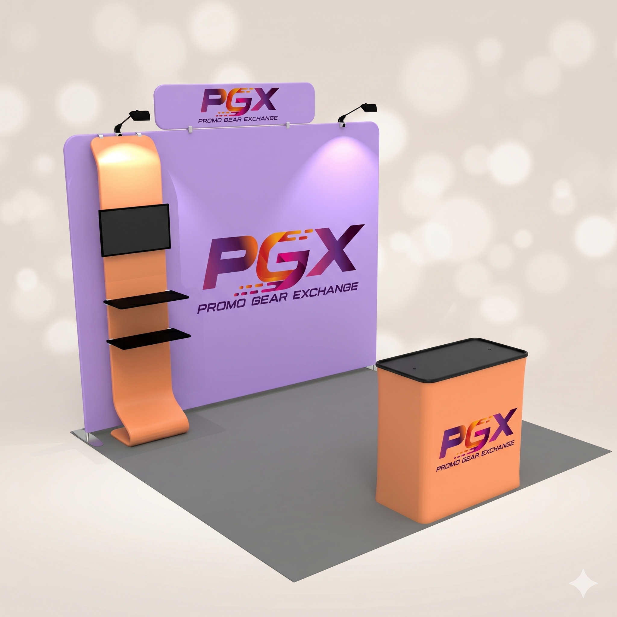 10×10ft Trade Show Booth Style 17