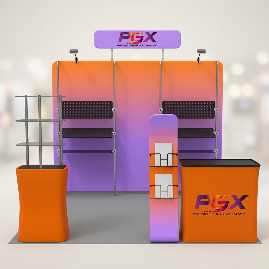 10×10ft Trade Show Booth Style E