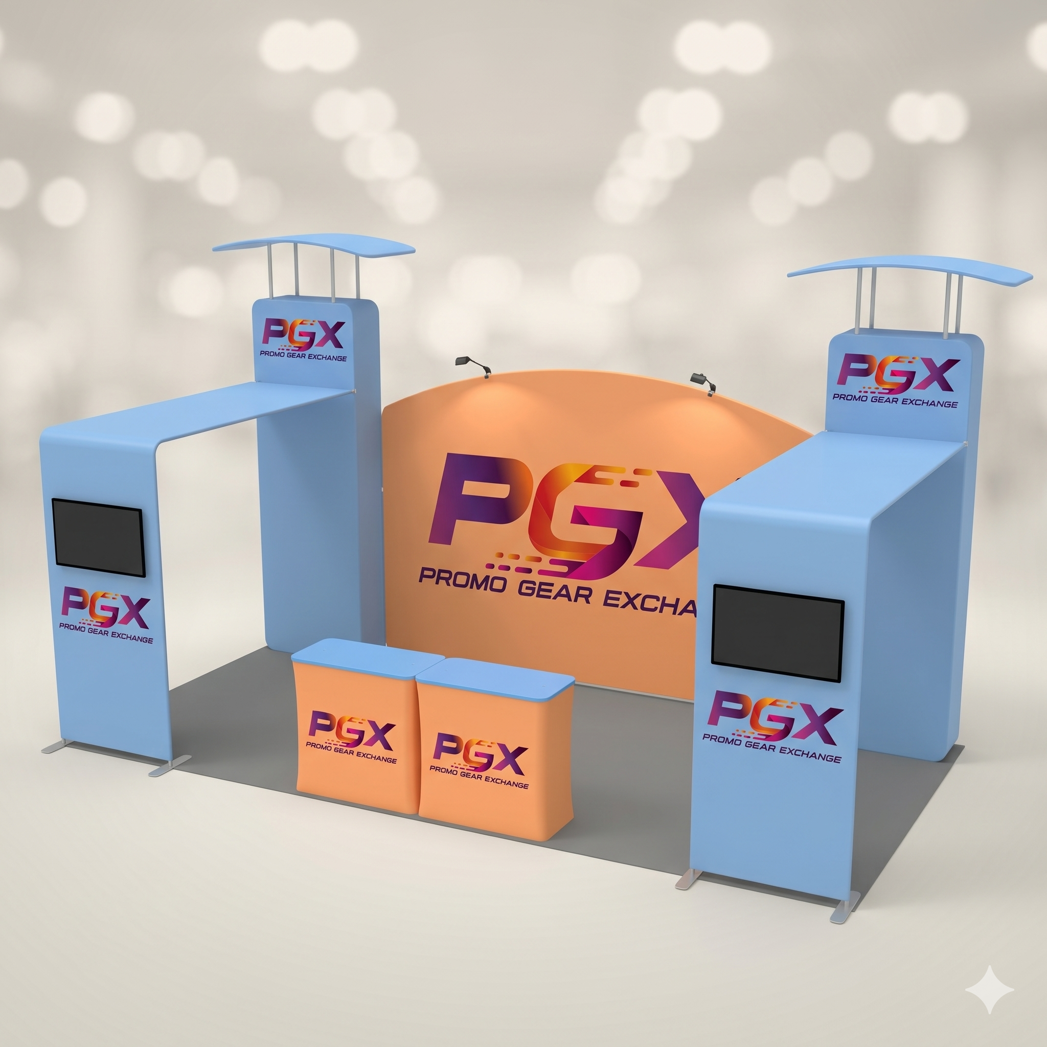 10×20ft Trade Show Booth Style 14