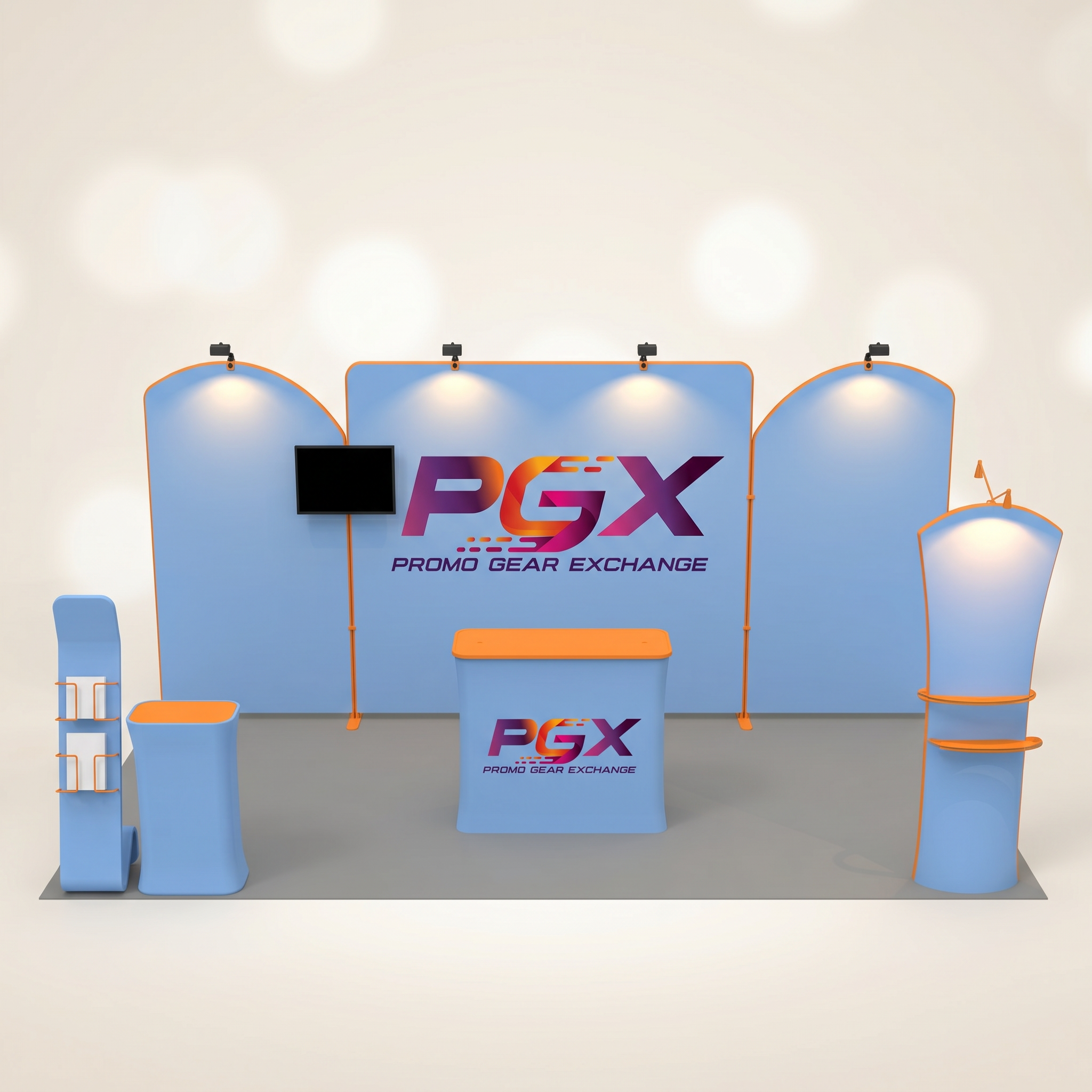 10×20ft Trade Show Booth Style J