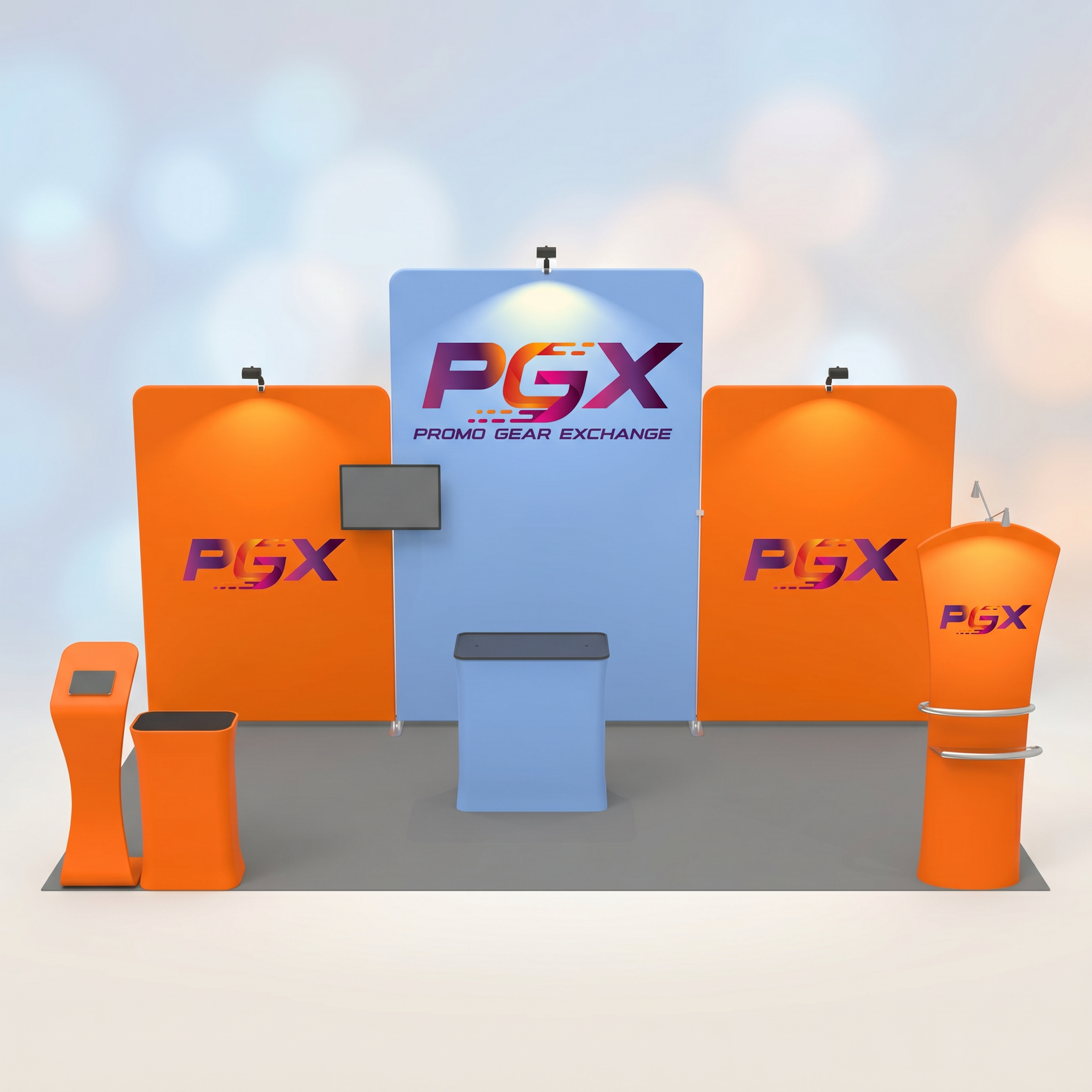 10×20ft Trade Show Booth Style L