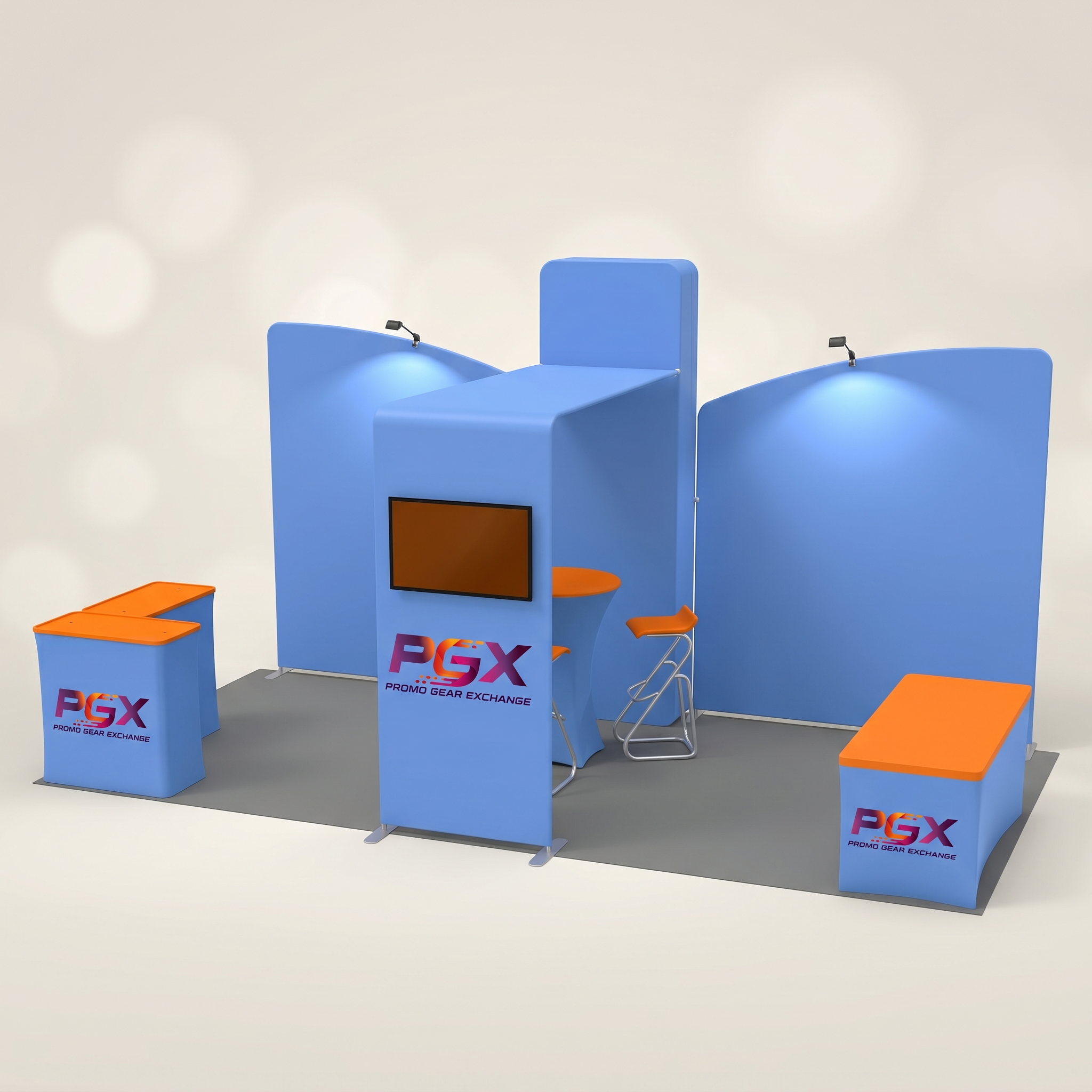 10×20ft Trade Show Booth Style Q