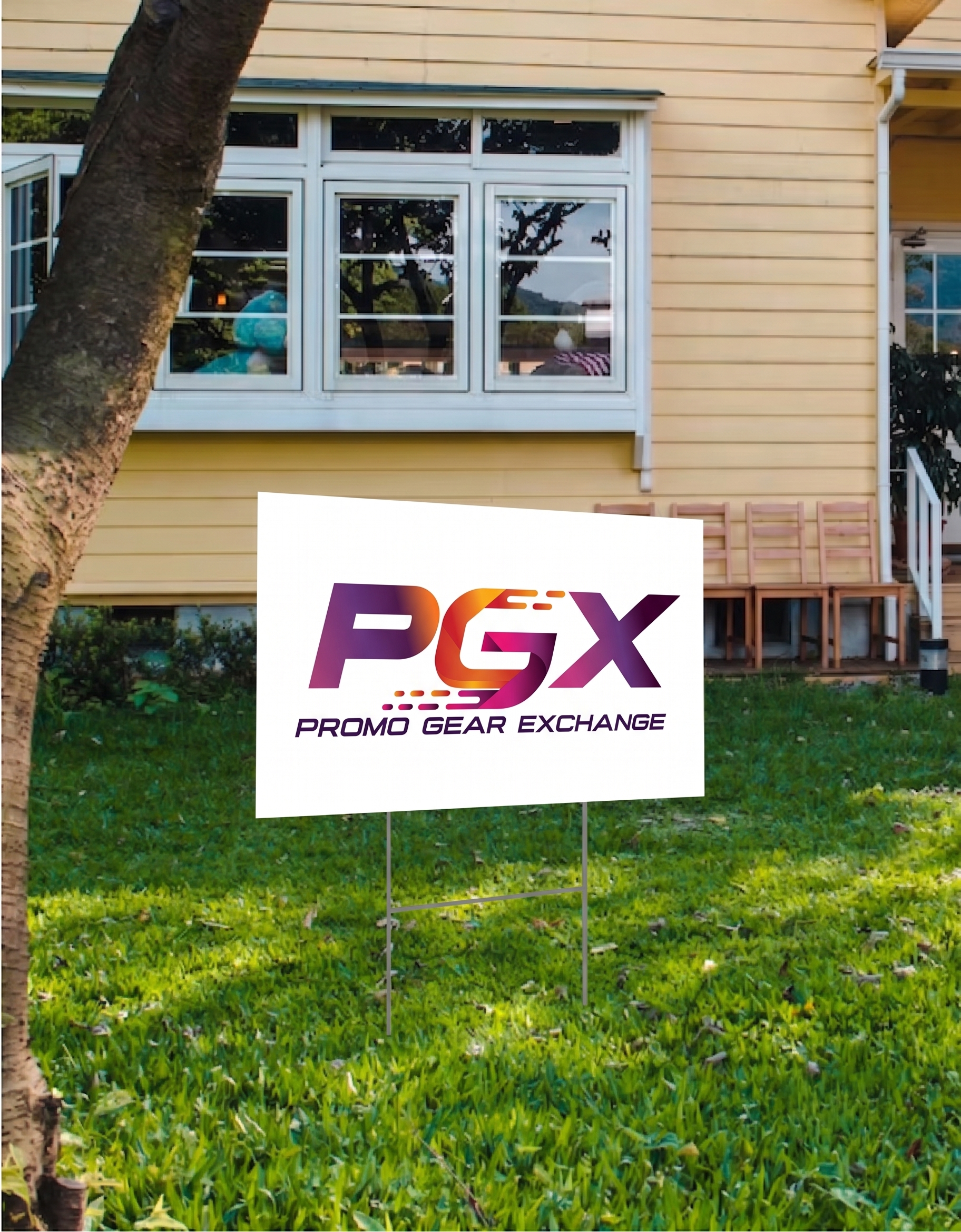 Yard Sign and H-Stake